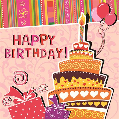 birthday card template free download